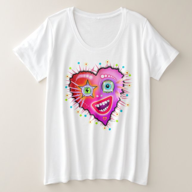 CAMISETA MEU CORAÇÃO VAI CRESCER (Frente do Design)