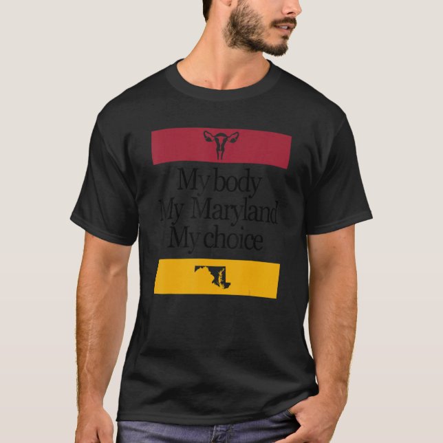 Camiseta Meu Corpo Meu Maryland Minha Escolha Pró Escolha M (Frente)