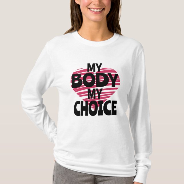 Camiseta Meu Corpo Minha Escolha (Frente)