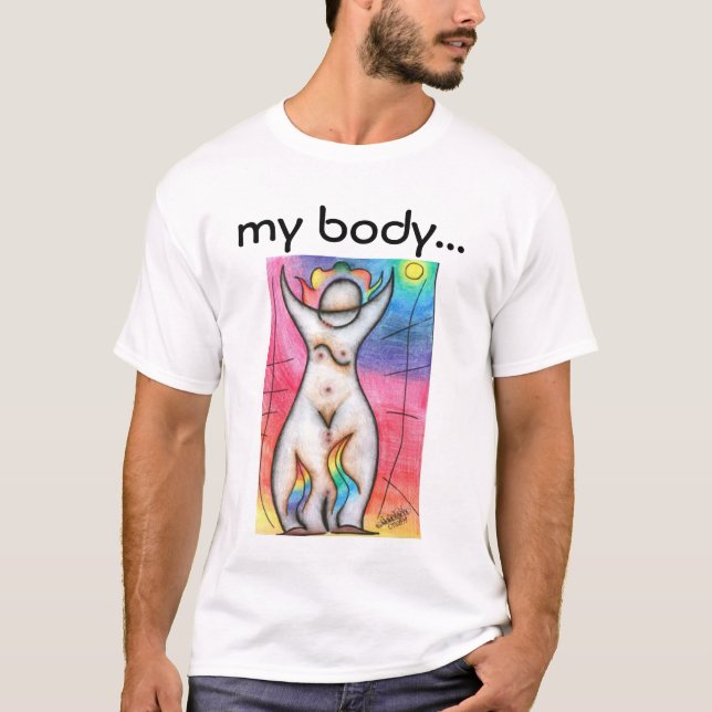 Camiseta meu corpo, minha escolha (Frente)