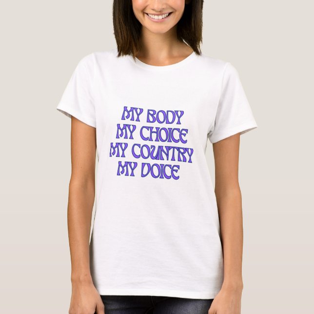 Camiseta Meu Corpo, Minha Escolha (Frente)