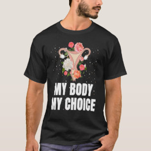 Camiseta Meu corpo Minha escolha feminista Direitos