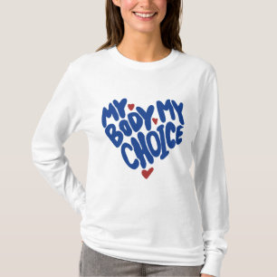 Camiseta Meu Corpo Minha Escolha Feminista Direitos das Mul