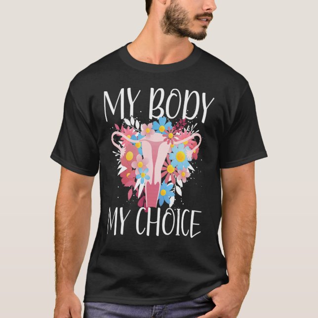 Camiseta Meu Corpo Minha Escolha Pró Escolha Aborto Feminis (Frente)