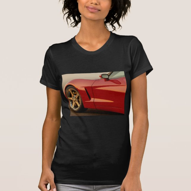 Camiseta Meu Corvette Vermelho (Frente)
