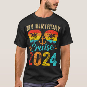 Camiseta Meu Cruise de Aniversário do Partido Cruise 2024,