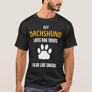 Camiseta Meu Dachshund Adora Tratamentos De Cachorros Caipi