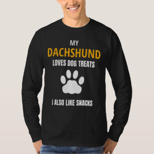 Camiseta Meu Dachshund Adora Tratamentos De Cachorros Caipi