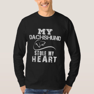 Camiseta Meu Dachshund Roubou Meu Coração