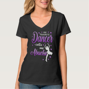 Camiseta Meu Dançarino Favorito Me Chama Abuela Dance Avó G