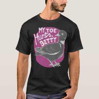 Camiseta Meu Dedo Machuca Betty Pigeon Bird