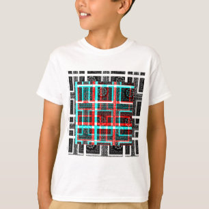 Camiseta Meu Design de Maze Quadrado
