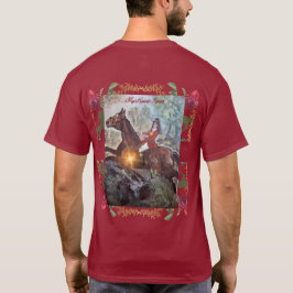 Camiseta meu design único cavalo cardíaco