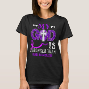 Camiseta Meu Deus É Mais Forte Que A Malformação De Chiari