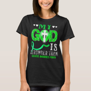 Camiseta Meu Deus É Mais Forte Que O Mês De Consciência Da 
