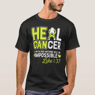 Camiseta Meu Deus É Mais Forte Que O Sobrevivente Do Linfom