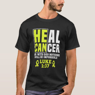 Camiseta Meu Deus É Mais Forte Que O Sobrevivente Do Linfom