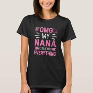 Camiseta Meu Deus, minha avó estava certa sobre tudo que ma