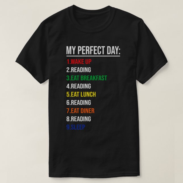 Camiseta Meu Dia Perfeito (Frente do Design)