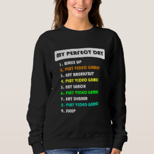 Camiseta Meu Dia Perfeito Video Games Gamer Rapazes Jogos R