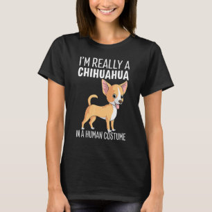 Camiseta Meu Disfarce Humano Eu Sou Realmente Um Cachorro C