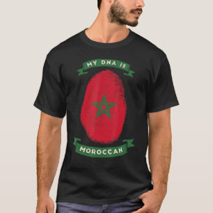 Camiseta Meu Dna é marroquino e marroquino