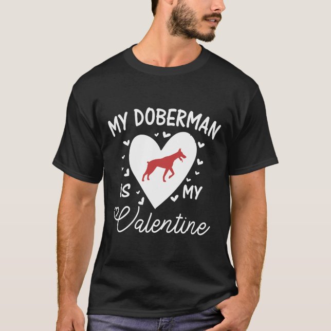 Camiseta Meu Doberman É Meu Namorados 560 (Frente)