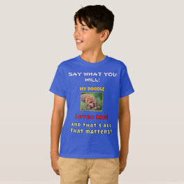 Camiseta Meu Doodle Me Ama Menino