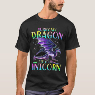 Camiseta Meu Dragão Comeu Seu Unicórnio 1
