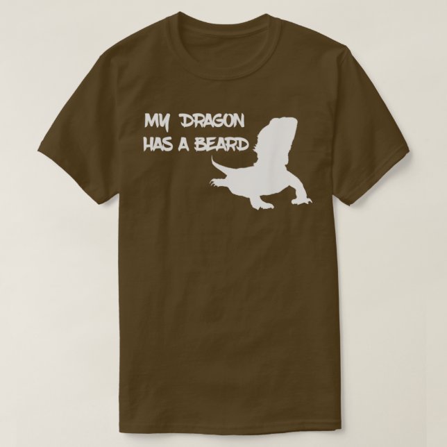 Camiseta Meu Dragão Tem Uma Barba 2 (Frente do Design)