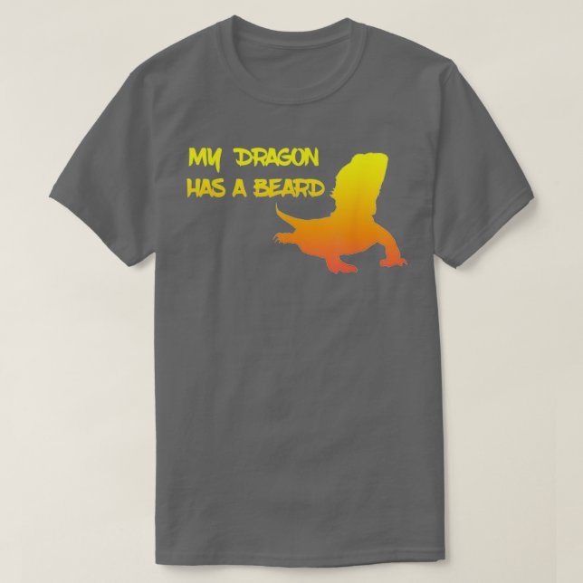Camiseta Meu Dragão Tem Uma Barba 3 (Frente do Design)