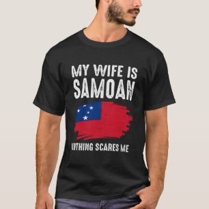 Camiseta Meu É Samoano Nada Me Assusta Bandeira Raízes Patr