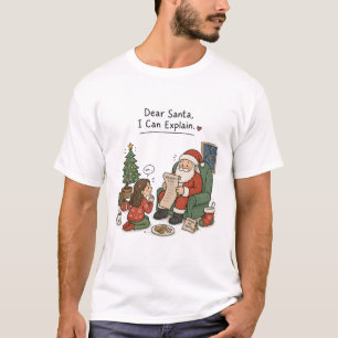 Camiseta Meu Enfeite de Natal é um Trabalho em Andamento D