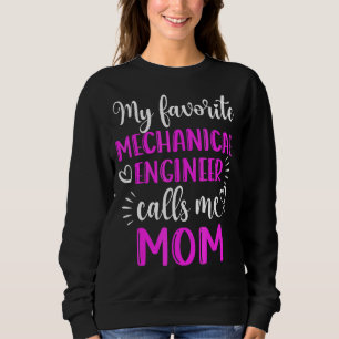Camiseta Meu Engenheiro Mecânico Favorito Me Chama Mãe Moth