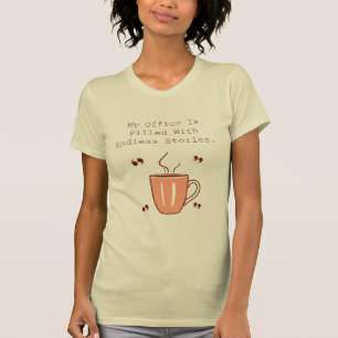 Camiseta Meu Escritório Está Cheio de Histórias Sem Fim Lei