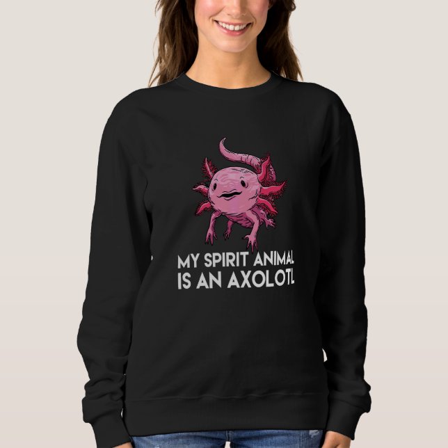 Camiseta Meu Espírito Animal É Axolotl (Frente)