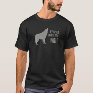 Camiseta Meu Espírito Animal é um Lobo
