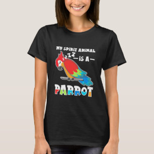 Camiseta Meu Espírito Animal É Um Papagaio