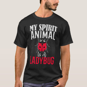 Camiseta Meu Espírito É Um Ladybug - Inseto Inseto Lover L