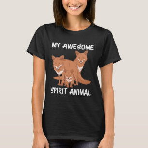Camiseta Meu Espírito Fantástico Animal é uma Raposa