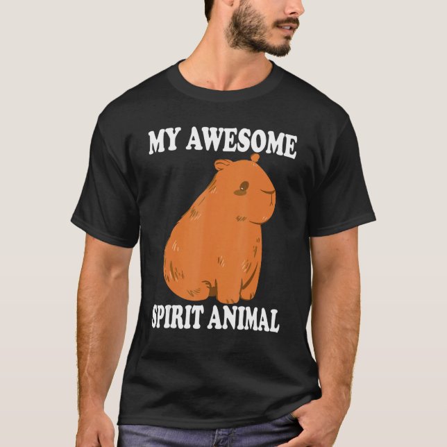 Camiseta Meu Espírito Fantástico Capybaras Capybaras Capyba (Frente)