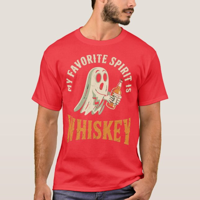 Camiseta Meu Espírito Favorito é Whiskey (Frente)