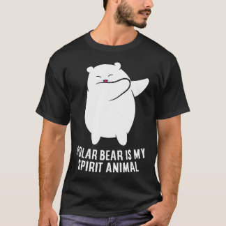 Camiseta Meu Espírito Urso Polar De Urso Polar Bonito Ao Lo