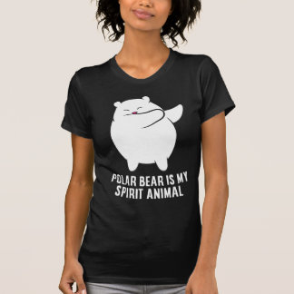 Camiseta Meu Espírito Urso Polar De Urso Polar Bonito Ao Lo