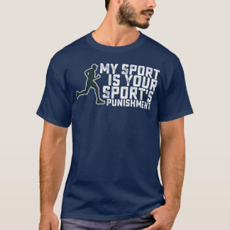 Camiseta Meu Esporte É Seu Castigo Esportivo Garota Corrend