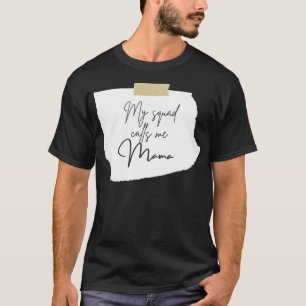 Camiseta Meu esquadrão me chama de humor de erva da mamãe