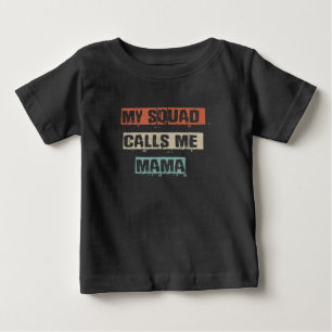 Camiseta Meu Esquadrão Me Chama De Mamãe Engraçada, Gin