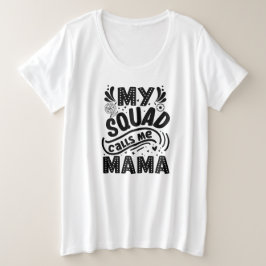 Camiseta Meu Esquadrão Me Chame De Mãe