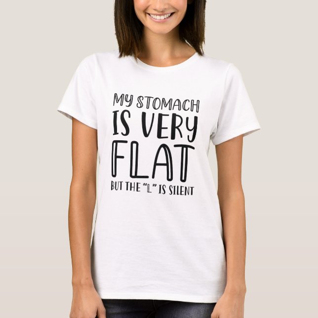Camiseta Meu Estômago É Muito Flor (Frente)
