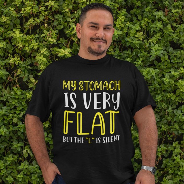 Camiseta Meu Estômago É Muito Flor (my stomach is very flat shirt)